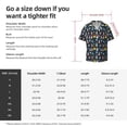 thumbnail image 5 of Yiaed Rocket Space Print Mens Casual Wrinkle Free Shirts Short Sleeve Button Down Summer Stretch Dress Shirt-4X-Large, 5 of 5