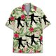 thumbnail image 3 of Camisa hawaiana con estampado 3D de mono y orangután para hombre, camisas de vacaciones de verano, camisas de manga corta con botones para la calle, la playa, el surf, Aloha, 3 of 5