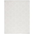 thumbnail image 3 of SAFAVIEH Kilim Meryll Diamond Polyester Area Rug, Light Grey/Ivory, 6' x 6' Square, 3 of 10