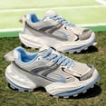 thumbnail image 2 of Men'S Outdoor Casual Athletic Sneakers, Breathable Mesh Upper Thick Sole Height-Increasing Dad Shoes, Fashionable Versatile Casual Sneakers Wearable All Seasons, 2 of 9