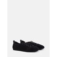 thumbnail image 3 of Scenario Women's Bungee Lace Faux Suede Sneakers, 3 of 7