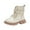 Beige, variant on Gibobby Girls Cowboy Boots Side Zipper Cowgirl Boots Embroidered Western Style Toddler Little Kid Big Kid,Beige,9.5-10 Y