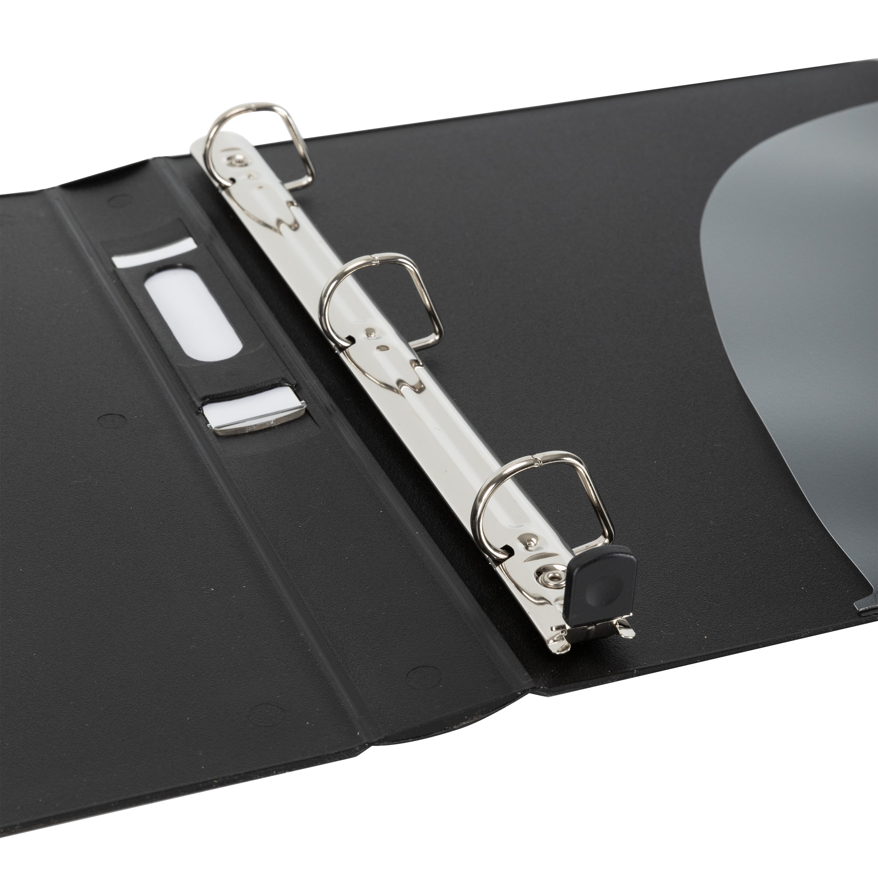 (2 pack) Exceed 3-Ring Heavy Duty Binder, 1 inch, Black, Slant D-Ring
