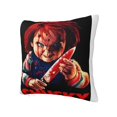 thumbnail image 2 of Funda de almohada súper suave de la novia de Chucky con cremallera para dormitorio, sofá, sillón, fundas de almohada mullidas y acogedoras para todas las estaciones, almohada cuadrada, 2 of 8