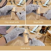 Tcwhniev 10Pcs Wood Chisel Set Wood Carving Chisel Set Wood Carving Hand Chisel Knife Kit,Wood Carving Tools,Wood Carving Knifes Carpenter Beginners Tools DIY Chip Hand Tools