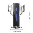 thumbnail image 3 of 15W Wireless Car Charger, Fast Charging Phone Mount, Auto Clamping, Red, Induction Stretching Design, 360° Rotating Viewing Angle, Upgraded Vent Clips, Supports IOS & Android, Stable & Safe, 3 of 8