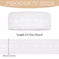 thumbnail image 2 of 15 Yards Eyelet Lace Trim 2.3inches Wide White Contton Lace Ribbon White Cotton Flower Pattern Embroidery Lace Ribbon Sewing, 2 of 6