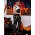 thumbnail image 5 of Mens Overalls Bib Coveralls Printed Jumpsuit Festival Outfits, 5 of 7