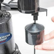 Superior Pump 92541, 1/2 HP, 4.9 Amps, 115 V, Black Electric Water Sump Pump