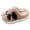 Brown, variant on Toddler House Slippers Kids Girls Boys Ball Sports Slippers Soft Curly House Shoes Non-Slip Indoor Outdoor Slippers Size 9 (White,Toddler 9)