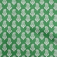 thumbnail image 1 of oneOone Viscose Jersey Green Fabric Block Sewing Craft Projects Fabric Prints By Yard 60 Inch Wide, 1 of 5