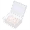 thumbnail image 3 of 100 anillos de código dental de silicona para ortodoncia, accesorios para anillos de código de color, color blanco, 3 of 14
