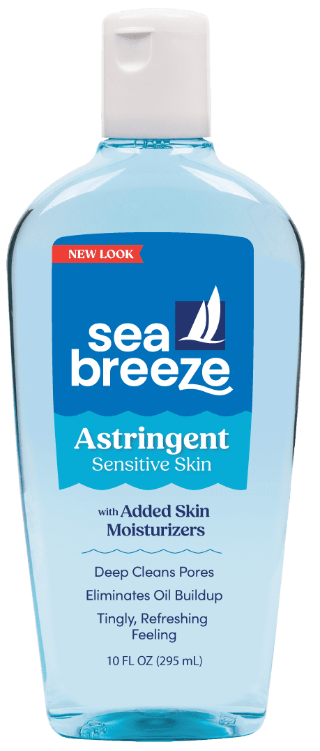 Sea Breeze Sensitive Skin Facial Astringent, Deep Cleansing