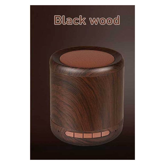 Wood Grain Portable Wireless Speaker Vintage Mini Bluetooth Speaker With Mic Support TF Card FM Radio ,High Volume Speakers