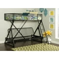 thumbnail image 4 of Powell Ross Metal Twin-Over-Full Futon Loft Bed, 4 of 5