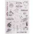 thumbnail image 1 of Gnome Flower Number Silicone Clear Seal Stamp DIY Scrapbooking Embossing Photo Album Decorative Paper Card Craft, 1 of 8