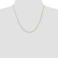 thumbnail image 4 of Diamond2Deal 10k Yellow Gold .7 mm Carded Cable Rope Chain Necklace for Women 20", 4 of 6