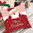 thumbnail image 5 of Funda de almohada farfi estampado de Navidad feliz navidad funda de cojín de Papá Noel de poliéster lavable con agua, 5 of 5