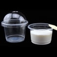 thumbnail image 2 of WEAVILUX Clear Plastic Dessert Bowls Set of 25 - Modern Design for Serving Desserts, Appetizers, and Party, 2 of 5