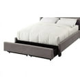 thumbnail image 3 of Bowery Hill Modern Upholstered Gray Tufted Full Platform Storage Bed, 3 of 8