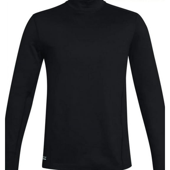 Under Armour 1365388001MD Tac ColdGear Black Size MD Mens Mock Base