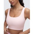 thumbnail image 4 of CRZ YOGA Butterluxe U Back Longline Sports Bras for Women Padded Yoga Workout Crop Top, 4 of 6