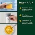 thumbnail image 4 of Cuisinart FastFreeze 5-in-1 Ice Cream, Sorbet, Milkshakes, Slushies and Mix-In Frozen Dessert Maker, Compact Machine, Easy to Use, Includes 3 Mixing, 4 of 6