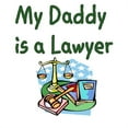 thumbnail image 2 of CafePress - My Daddy Is A Lawyer Infant Bodysuit - Baby Light Bodysuit, Size Newborn - 24 Months, 2 of 4