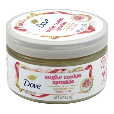 Dove Cookie Sprinkle Body Scrub 3.5 Ounce Jar Limited Edition