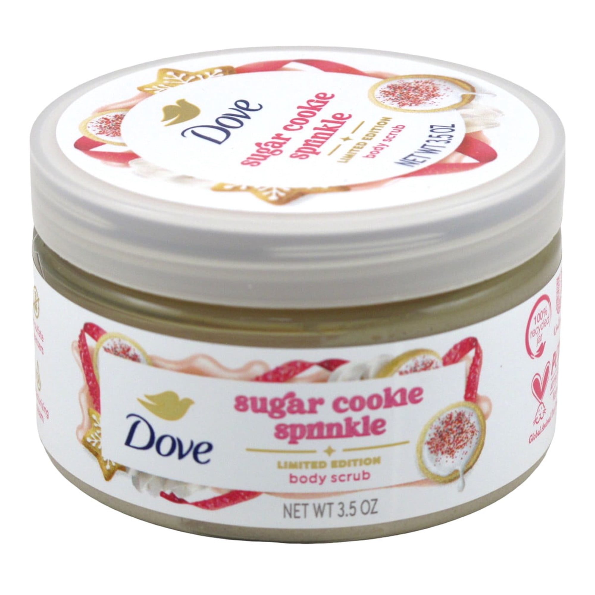 Dove Cookie Sprinkle Body Scrub 3.5 Ounce Jar Limited Edition