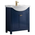 thumbnail image 2 of Design Element Marian 30" Single Sink Bathroom vanity in Blue with White Top - No Assembly Required, 2 of 8