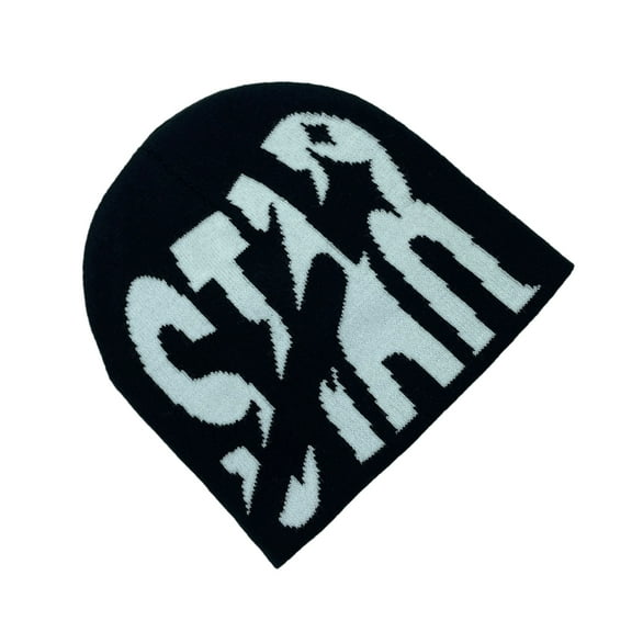 Yokua Knitted Letter Beanie Hat Outdoor Sun Cap Fashion Kpop Hat for Teens Girls Boy