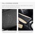 thumbnail image 4 of Patchwork Leather Center Console Covers for Cars,Upgraded Arm Rest Cover for Car with Side Storage Pocket for Car Seat Organizer,Middle Console Cover Stylish Car Decoration (Light Beige), 4 of 11