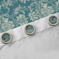 thumbnail image 4 of Castle Fairy Bohemian Damask Black Out Curtains,Flower Curtains Pack of 2 (42x63 Each), 4 of 6