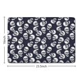 thumbnail image 5 of Navy Skull Pattern Flannel Non Slip Door Rugs,Washable Door Mats Indoor,Decorative Door Mats,Dirt-Resistant and Absorbent Doormat for Entrance,Bedroom,Kitchen,Bathroom,23.5x16in(60x40cm), 5 of 5