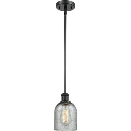 

Matte Black Tone Pendants 5 Wide Steel/Cast Brass/Glass Medium Base LED 1 Light Fixture
