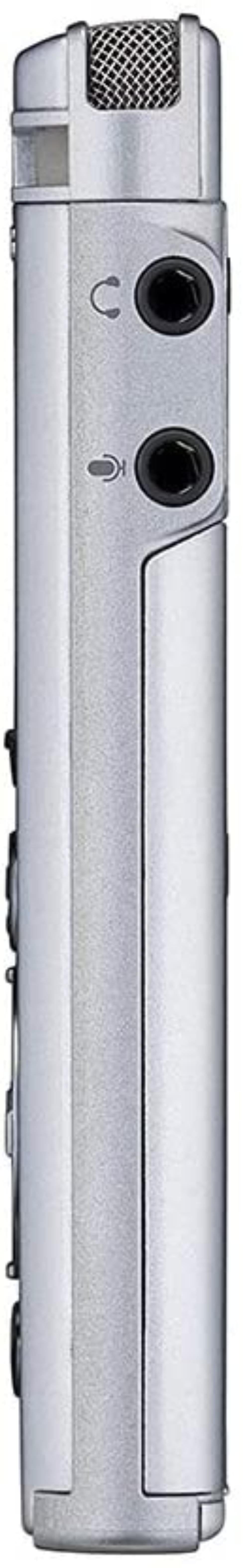 Olympus Voice Recorder DM-720 with 4GB, Micro SD Slot, USB Charging, Direction PC Connection, Transcription Mode, Silver, 4GB built in memory (985 hours) By Visit the Olympus Store