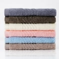thumbnail image 7 of PiccoCasa 5 Pcs Towel Set 1 Bath Towel, 2 Hand Towels and 2 Washcloths, Camel Color, 7 of 7