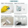 thumbnail image 5 of 32Oz White Ceramic tub and tile Paint Refinishing Kit Bathtub Bathroom wall Paint, Easy of Usecountertop sink Paint Resurfacing Sink Tub Low Odor No Toxic (White 50-60sq.ft), 5 of 6