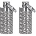 thumbnail image 1 of 2PCS Keychain Pill Holder, Portable Titanium Waterproof Pill Box Container, Mini Pill Case for Outdoor Travel Purse or Pocket (Mini), 1 of 7