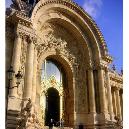 - LAMINATED POSTER Decorative Gold Door Architecture Archway Arched Poster Print 11 x 17