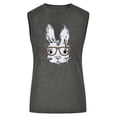 thumbnail image 5 of Camiseta sin mangas de verano de Pascua con cuello redondo suelto informal estampado para mujer Fridja  qr2173, 5 of 5