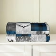 thumbnail image 4 of Bear Blanket Twin 60x80 for Teens Boys,Buffalo Plaid Check Throw Blanket Cabin Lodge Home Decor,Wild Animal Elk Antler Pattern Fleece Blanket,Christmas Deer Patchwork Bed Blanket Blue Grey, 4 of 6