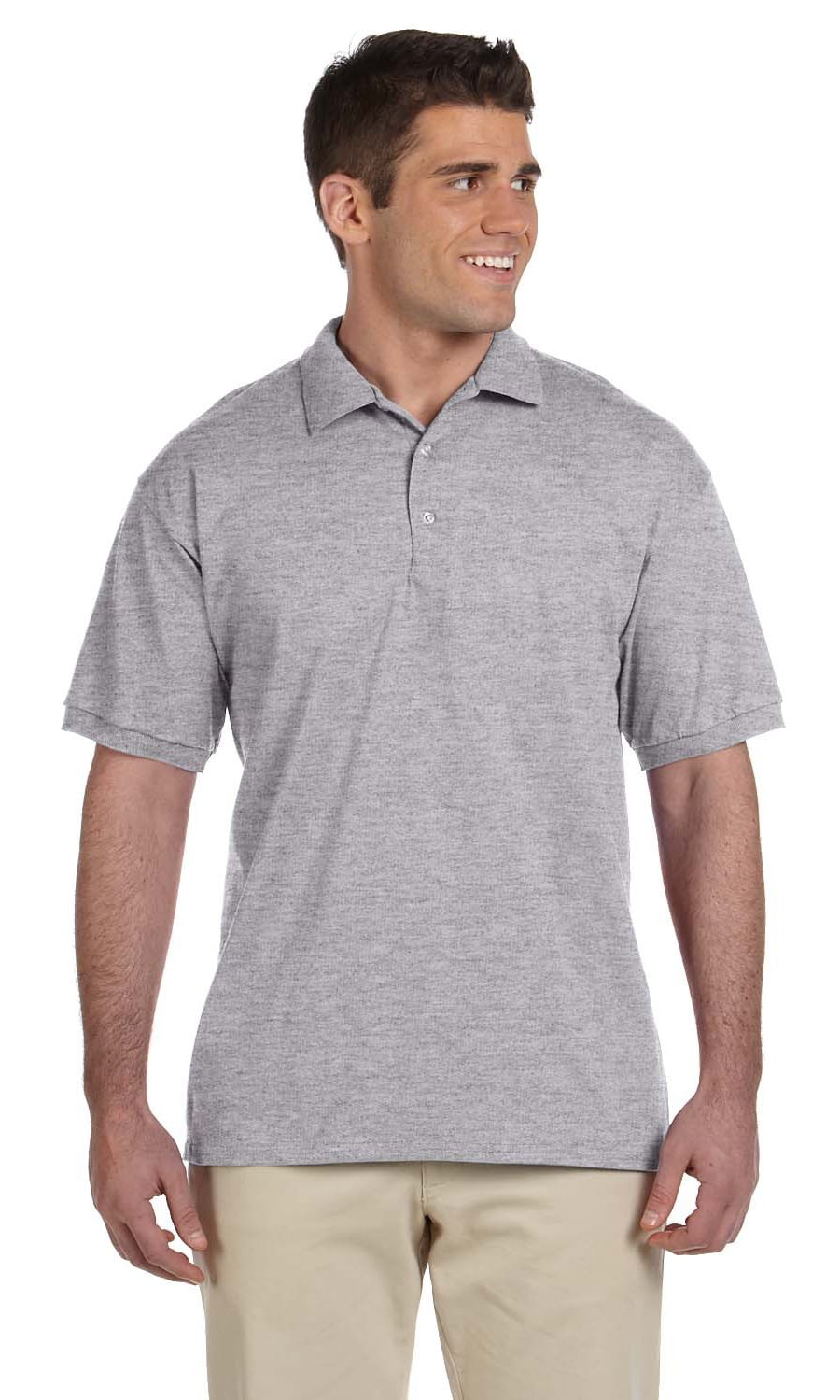 Gildan Adult Comfort Double-Needle Jersey Polo Shirt