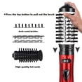 thumbnail image 3 of Rotating Hot Air Comb Electric Hair Straightener Brush Hair Curler Hair Dryer Brush Negative Ion Hair Styler Comb, 3 of 7