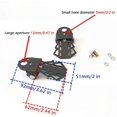 thumbnail image 2 of 2 Pcs Rear Pedal Pedal Axle Steel Non-slip Bicycle Universal, 2 of 4