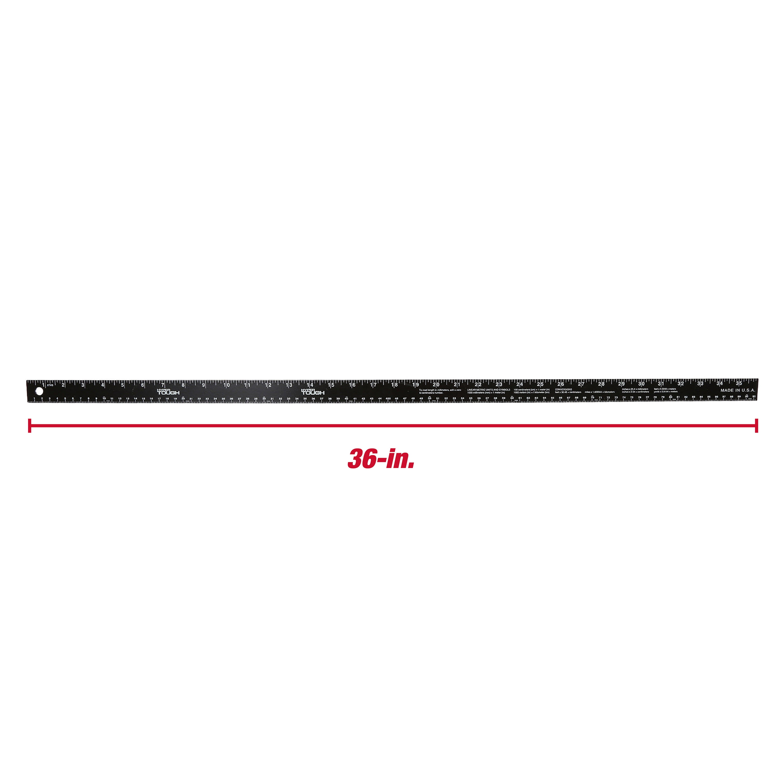 Flat 36 Acrylic Ruler (1 Metre)