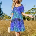 thumbnail image 3 of Robe Sans Manches Bleu Profond Robes d'Été Dames 2024 Robe d'Été Femme 2024, 3 of 5