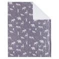 thumbnail image 3 of Safdie & Co. Premium Ultra Soft Reversible Faux Fur Throw Blanket Grey Wildlife, 3 of 3