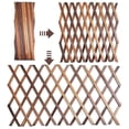 thumbnail image 5 of Rejilla de valla de pared de malla de tracción de madera para jardín de madera extendida para el hogar, 5 of 5